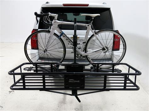 cargo carrier and bike rack hitch combo|hitch cargo carrier bike rack.